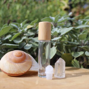 Rollerball bottle 10 ml (empty) with Rhinestone